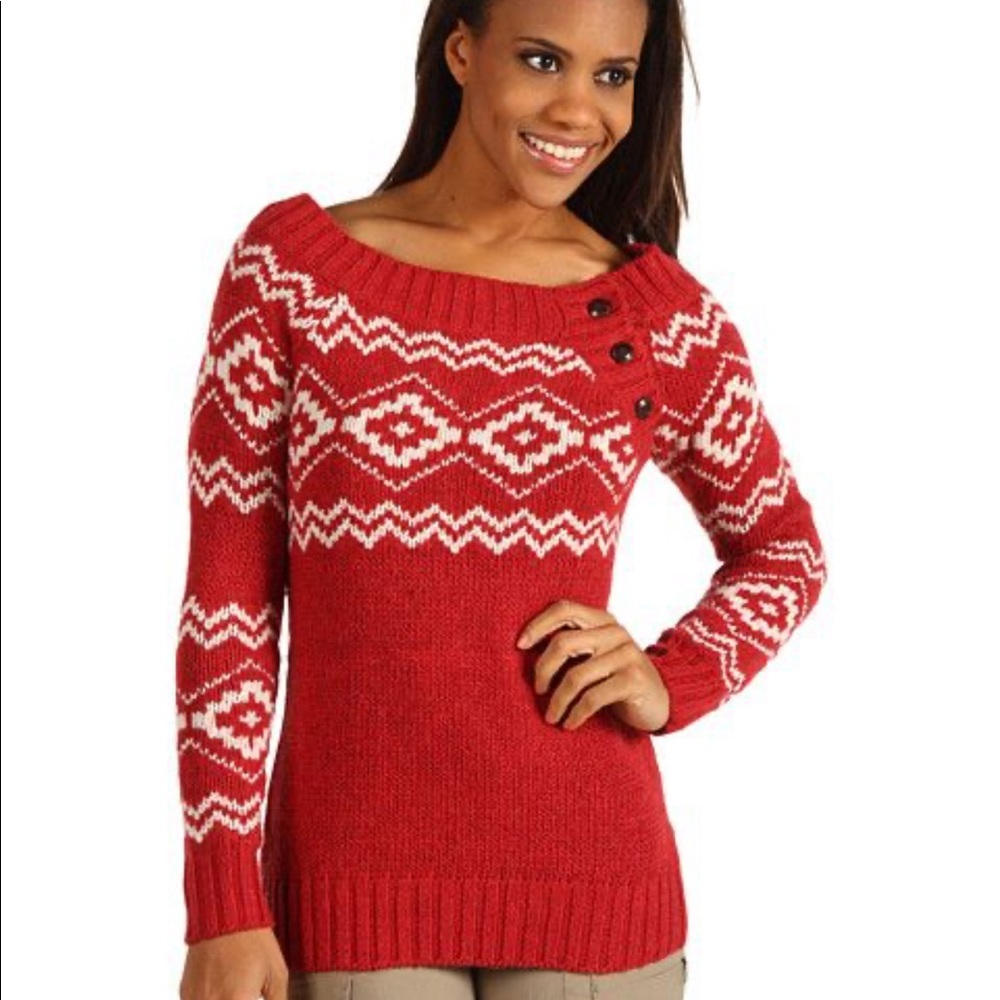 Lolë Red Apres Ski sweater